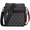 Image de GUESS Sac à épaule bandoulière gris foncé gris pour homme - Milano Crossbody Bag 2 Dark Black 320453