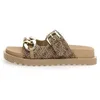 Image de Claquettes femme Guess Fatema 2 - beige brown - 39