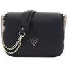 Image de Sac à épaule - GUESS - Fedora Flap Shoulder Bag - Noir - 100% polyuréthane - 23x16x7 cm