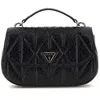 Image de GUESS Sac à épaule bandoulière noir pour femme - Aldina Top Handle Flap Crossbody Bag 313966
