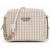 Image de GUESS Sac à épaule bandoulière blanc beige pour femme - Mirema Camera Crossbody Bag White Multi 311739