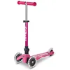 Image de Trottinette 3 roues Mini Micro Deluxe Rose pliable LED