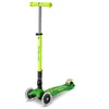 Image de Trottinette enfant Maxi Micro Deluxe pliable Néon Vert LED