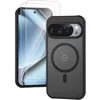 Image de Coque magnétique KAL pour Google Pixel 10/10 Proétui antichoc compatible MagSafe avec 2 verres trempésnoir