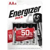 Image de Energizer - Lot Piles Alcalines MAX AA/LR6 - x4