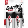 Image de Energizer - Lot Piles Alcalines MAX D/LR20 - x2