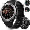 Image de Militaire Montre Connectée Homme Femme Avec Appel Bluetooth 1.39 Hd Smartwatch Motre Sport Avec 110+ Modes Sportifs Podometre Car