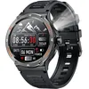 Image de Montre Connectée Homme Smartwatch Sport: Bluetooth Appel 1.53 Hd 3Atm Étanche Bracelet Connectee Avec Torche Led Boussole Moniteu