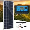 Image de 5V 3A Kit de Panneau Solaire - Chargeur de Batterie Kit avec régulateur de Charge Solaire pour Camping-Car(contrôleur bleu 60A)