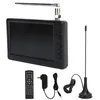 Image de Qiilu ATSC Portable TV TV Numérique Prise US 110 220V Multi Bracket Télévision Numérique Portable pour Camping Car son video