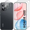Image de Verre Trempé pour Honor 400 2+2 Pièces Protection écran + Caméra Arrière Protecteur Film 9H Dureté HD Sans Bulles Anti-Rayures