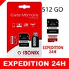 Image de Carte Micro-SD 512 Go - ZISONIX - SDXC/SDHC - Classe 10 - Étanche - Haute vitesse