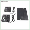 Image de ARAMOX Kit Ventilateur Dextracteur dair à panneau solaire pour Serres 10W 800MA