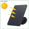 Image de ARAMOX panneau solaire de caméra de sécurité Panneau solaire Chargeur de batterie USB Panneau solaire de bricolage kit Blanc Noir