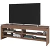 Image de Meuble TV 65 Pouces Châtaignier 5 Niches 153 cm L 153 H 49 P 35 cm - L 153 x l 35 x H 49 cm