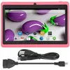 Image de CHE Tablette PC Homeschool Tablet PC 7 pouces tablette pour enfants pour les cadeaux multifonctionnel informatique tablette Rose