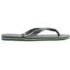 Image de Tongs - Havaianas - BRASIL LOGO - Olive - Vert - Adulte