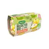 Image de Blédina Les Récoltes Bio Pot Compote Pommes Poires +4m 2 x 130g