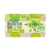 Image de Blédina Les Récoltes Bio Pot Petits Pois +4m 2 x 130g