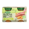 Image de Blédina Les Récoltes Bio Pot Patates Douces +4m 2 x 130g