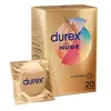 Image de Durex Préservatifs Nude - 20 Préservatifs Extra Fins Sensation Peau Contre Peau