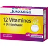 Image de Juvamine 12 Vitamines et 9 Minéraux 30 comprimés effervescents