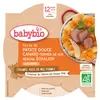 Image de Babybio Repas Midi Assiette Festin Patate Douce Canard et Echalion +12m Bio 230g