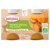 Image de Babybio Petits Pots Légumes Patate Douce +4m Bio 2 x 130g