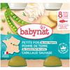 Image de Babybio Repas Midi Pot Petits Pois Pomme de Terre Cabillaud Sauvage +8m Bio 2 x 200g