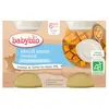 Image de Babybio Desserts Lactés Pot Brassé au Lait de Brebis Mangue +6m Bio Lot de 2 x 130g
