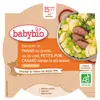 Image de Babybio Repas Midi Assiette Panais Petits Pois Canard +15m Bio 260g
