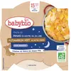 Image de Babybio Repas Soir Assiette Panais Potimarron vert +15m Bio 260g