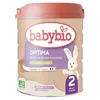 Image de Babybio Optima 2 Formule Enrichie en Fibres et Bifidus Au Lait de Vache français 800g