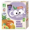 Image de Vitabio Cool Fruits Pomme Mangue Ananas Acérola Bio 4 x 90g