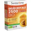 Image de Santarome Ruche Royale Gelée Royale 2500 MG Bio Immunité 20 ampoules