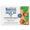 Image de Le Petit Marseillais Savon Soin Surgras Beurre de Karité Lot de 2 x 100g