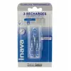Image de Inava Brossettes 4 Recharges Étroits 0,8mm Bleu