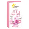 Image de Fleurance Nature Savon au Lait d'nesse Rose Bio 100g