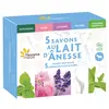 Image de Fleurance Nature Coffret 5 Savons au Lait d'nesse Bio