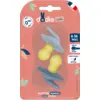 Image de Dodie Sucette Caoutchouc Gaia 6 à 36 mois Motif Ciel Etoile C6 Lot de 2