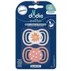 Image de Dodie Sucette Anatomique +6 mois F2 Extra fine Coloris Rose X2