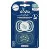 Image de Dodie Sucette Anatomique +6 mois F3 Extra fine Coloris Bleu Lot de 2 coloris aléatoire