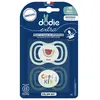 Image de Dodie Sucette Anatomique +18 mois F6 Extra fine Coloris Vert Lot de 2