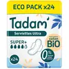 Image de Tadam' Hygiène Féminine Serviette Dermo-Sensitive Super 24 unités