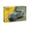 Image de Maquette militaire - ITALERI - M3A1 Scout Car 1/72 (7063) - Échelle 1/72 - Autocollants 4 versions - 2 figurines