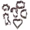 Image de Emporte-pièces en inox - Multicolore - METALTEX - Lot de 6 - Compatibilité lave-vaisselle - Gris