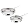 Image de Poêle Lagostina Set de 2 Poêles La Prima 24/26 cm Inox