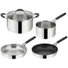 Image de Batterie de cuisine Lagostina SET 5 PIECES INOX ESPERTA INDUCTION 012909600005