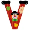 Image de Lettre en bois décorative - SEVI - V - Multicolore - 10 cm - Adhésif double face