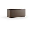 Image de STEFANPLAST Bac à fleur/Jardinière ETHICA rectangulaire 80 cm - 80x36x35cm - Taupe